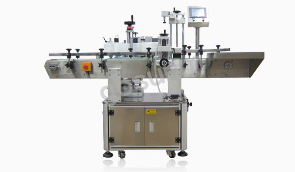 全自動(dòng)定位式立式圓瓶貼標(biāo)機(jī) 全自動(dòng)定位式立式圓瓶貼標(biāo)機(jī)